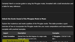 Using the Phrygian Mode Sep-12-2024 LID0142