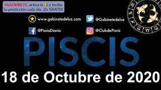 Horóscopo Diario - Piscis - 18 de Octubre de 2020