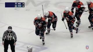 Renārs Krastenbergs 3 Goals vs HKM Zvolen 19.01.2025 | Tipos Extraliga