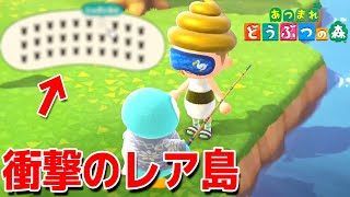 ついに確率2%のレア無人島に行けたけど...あれ...？「あつまれ どうぶつの森」【11日目】