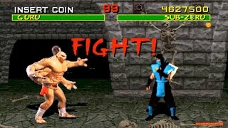 Mortal Kombat 1 arcade Sub Zero 60 FPS Gameplay Playthrough
