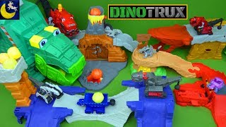 LOTS of Dinotrux Playset Toys Finding Missing Ore Funny Toy Stories for Kids Ty Revvit Garby Ton Ton
