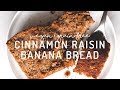 Cinnamon Raisin Banana Bread {vegan, grain-free, no added sugar!}