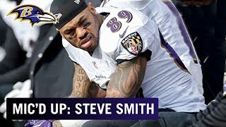 Steve Smith Mic'd Up During Final Career Game vs. Bengals | Baltimore Ravens