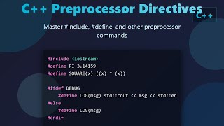 C++ Preprocessor Directives Explained for Beginners: #include, #define & More!
