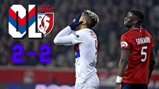 Lille vs Lyon 2-2 goals & Highlights
