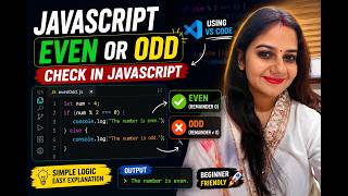 Check Even or Odd Number in JavaScript | If Else Statement Explained in English and Hindi