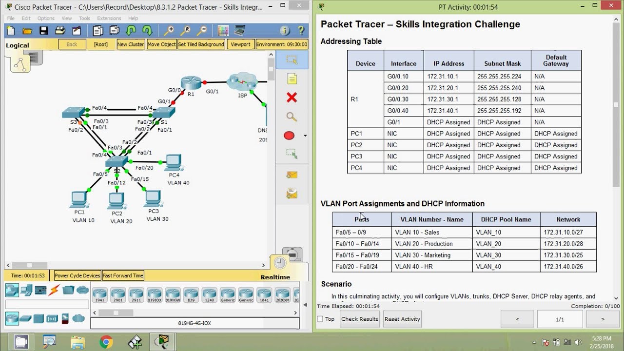 Packet tracer курс молодого бойца