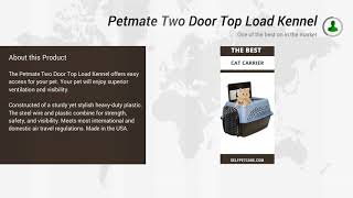 Petmate Two Door Top Load Kennel