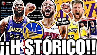 🚨 ¡¡HISTÓRICO CURRY!! 💥 CAMBIO FISICO DONCIC!! 💥 MENSAJE DIRECTO DE LEBRON JAMES!! LAKERS | NBA