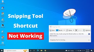 FIXED! - Snipping Tool Shortcut Not Working
