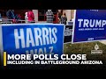 More polls close, including in battleground Arizona