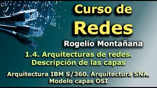 Curso de Redes  1.4. Arquitecturas de redes. Descripción de las capas.