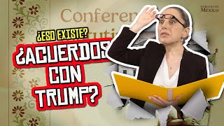 👩🏻🍊 ¿Qué acordó Claudia con Trump?