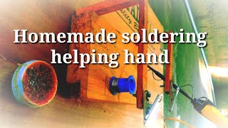 Homemade soldering helping hand homemade soldering iron stand helping hand