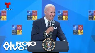 Biden en rueda de prensa tras cumbre de la OTAN en Madrid | Al Rojo Vivo | Telemundo