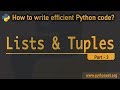 Lists & Tuples in python | Python tutorials |data types in python