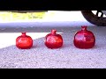 car vs floral foam experiment crushing crunchy u0026 soft things by car