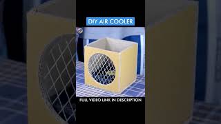 Homemade Air Cooler #shorts #cooler  #diy #homemade #coolingfan  #viralshorts #howto #howtomake #ac