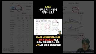 소룩스, 적자기업인데 주가 상승 기대를 한다고