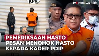 Hasto Diperiksa Perdana Jadi Tersangka, Beri Pesan Menohok Ini Kepada Kader PDIP | OneNews Update