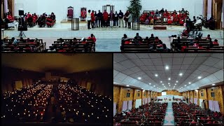 TEINEM VILLAGE Newyear midnight candle light service short clip