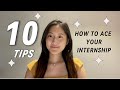 10 things I wish I knew before starting my internship | INTERNSHIP ADVICE