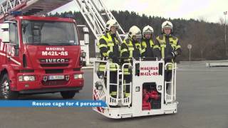 Magirus Single Extension Articulated Turntable Ladders