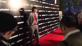 Matty Cardarople on the Life Partners red carpet