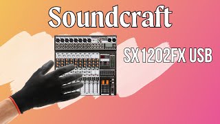 Mesa de Som Console Soundcraft SX1202FX USB Mixer - Unboxing