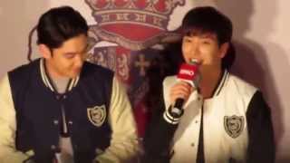 150116 SUPER JUNIOR 強仁利特@SPAO開幕禮 自我介紹