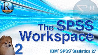 Introduction to the SPSS 27 Workspace for Beginners (with Puppies) (2 of 8)