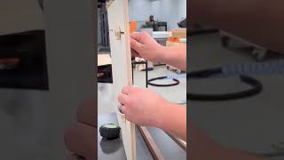 Application of furniture nut in woodworking installation