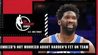 Reacting to Joel Embiid’s comments on James Harden’s fit with the 76ers | NBA Today