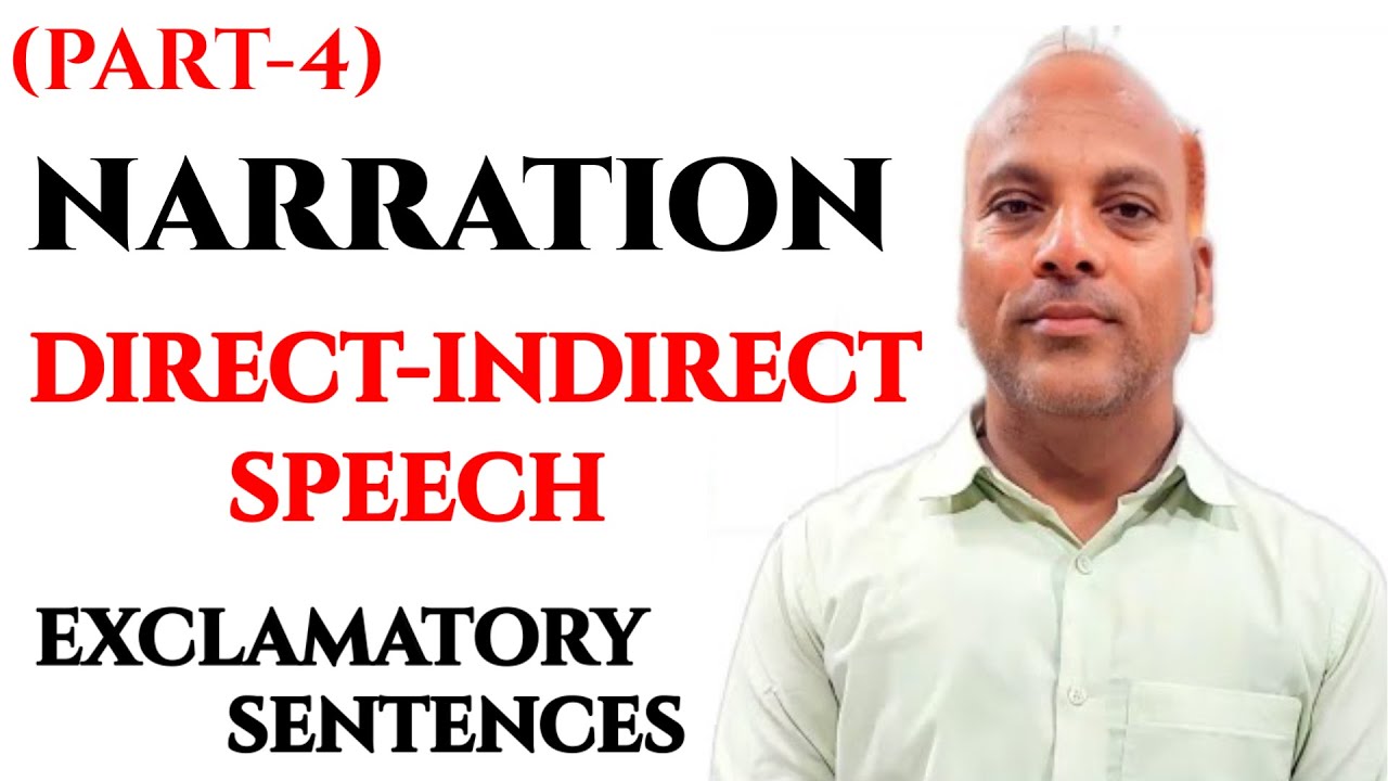 Exclamatory Sentences ( Narration ) || Direct & Indirect Speech ...