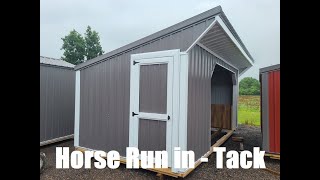 10x20 Horse run in / Tack - Avery Building and Barns - Sheds Barns Garages