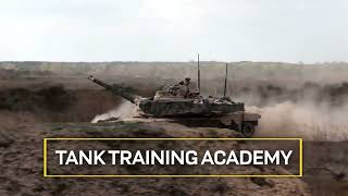 The U.S.-Polish Abrams Tank Training Academy opens in Poland