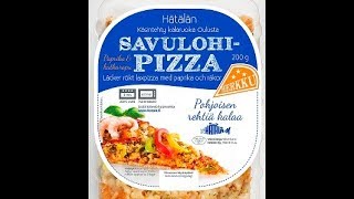 TESTI: Savulohipizza +(paprika ja katkarapu), Hätälä Oy, Oulu