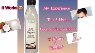 MAXCARE VIRGIN COCONUT OIL REVIEW - 3 WEEKS OF USAGE | FIRST IMPRESSION |