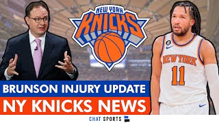 MAJOR Jalen Brunson Injury Update Via Adrian Wojnarowski + Knicks Vs ...