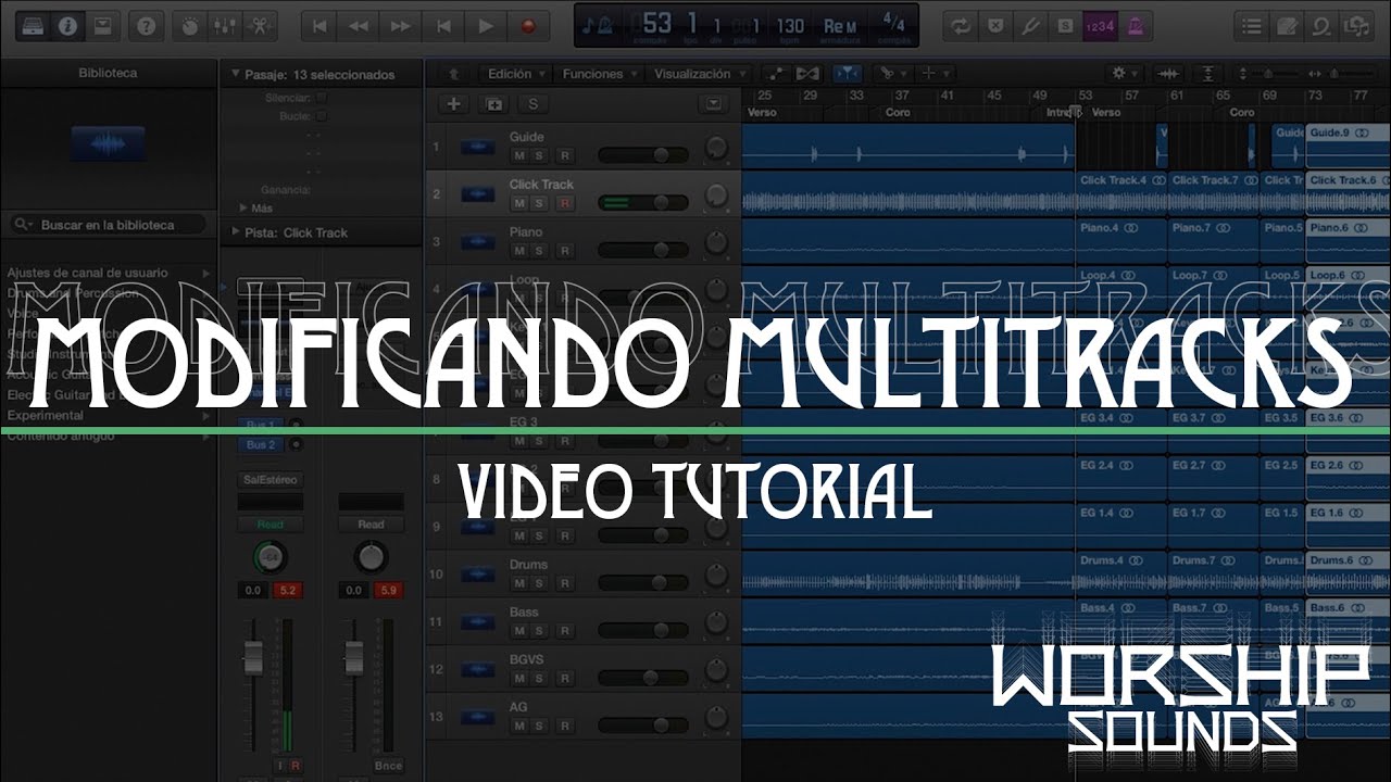 Modificando Multitracks Youtube