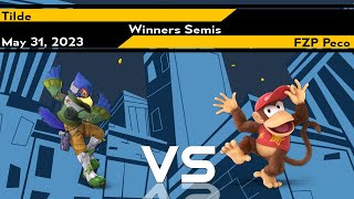 Xeno295 Winners Semis - Tilde (Falco) vs Peco (Diddy) - Super Smash Bros Ultimate