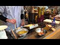 traditional japanese omelet at tsukiji market tokyo japan