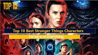 Top 10 Best Stranger Things Characters - See Which Character Comes Out on Top #shorts