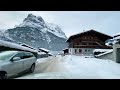 driving in grindelwald in winter ❄️ christmas in switzerland 🇨🇭