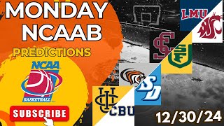 College Basketball Picks \u0026 Predictions Today 12/30/24 | NCAAB Picks Today