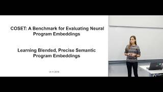 Learning Blended, Precise Semantic Program Embeddings