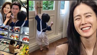 Son Ye-jin Giggles as baby Alkong trying to play hide and seek