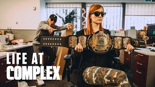 FLEXING WITH THE WWE CHAMPIONSHIP BELT | #LIFEATCOMPLEX
