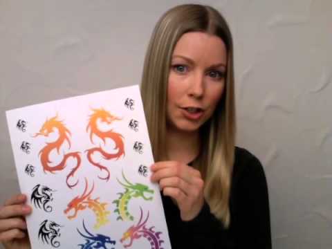 How To Make Your Own Temporary Tattoos (Inkjet Printers) How To Make Your Own Temporary Tattoos (Inkjet Printers)